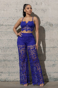 TWO PIECE LACE SET