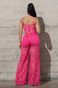 TWO PIECE LACE SET