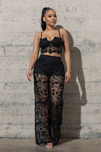TWO PIECE LACE SET
