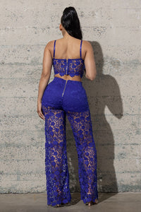 TWO PIECE LACE SET
