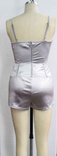 Load image into Gallery viewer, STRETCHY TWO PIECE SATIN SET
