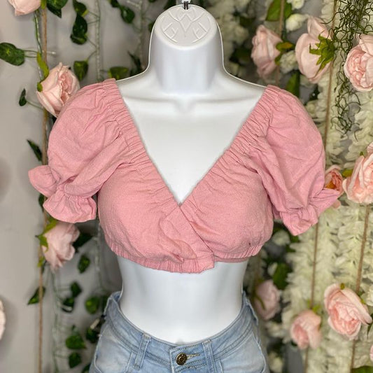 Times Up Crop Top