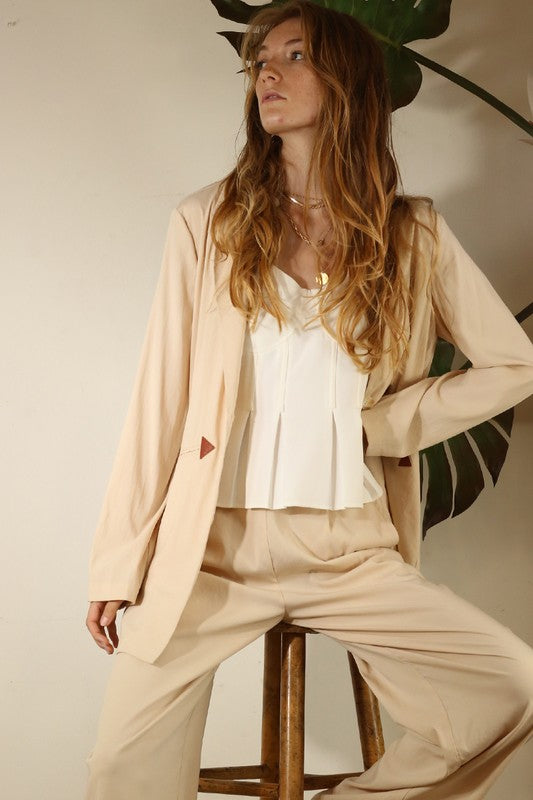 BLAZER WITH LONG PANTS SET