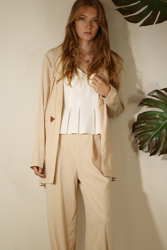 BLAZER WITH LONG PANTS SET