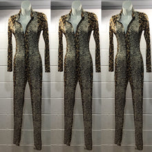 Load image into Gallery viewer, Cheetah Print Jumpsuit
