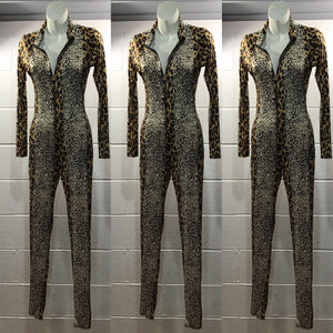 Cheetah Print Jumpsuit