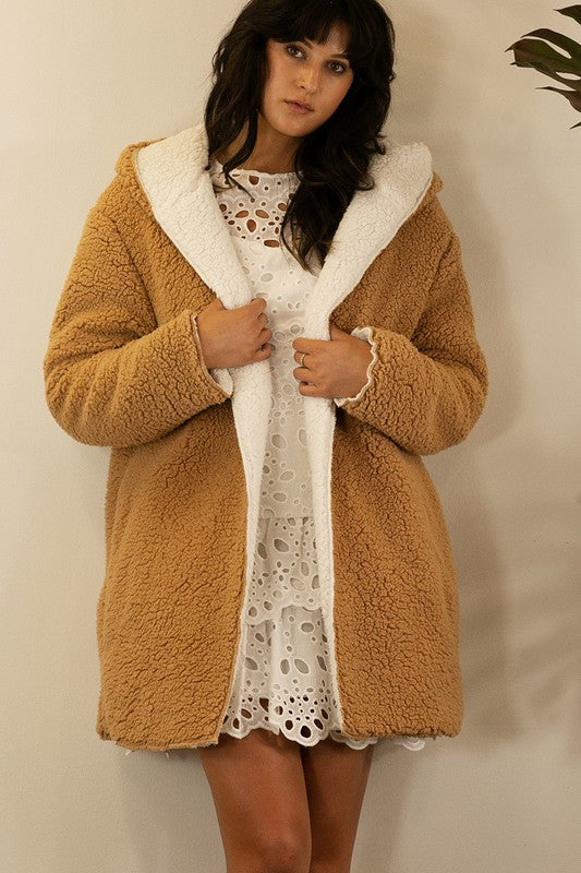BEAR HOODIE COAT
