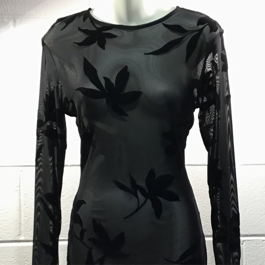 Floral See Through Dress