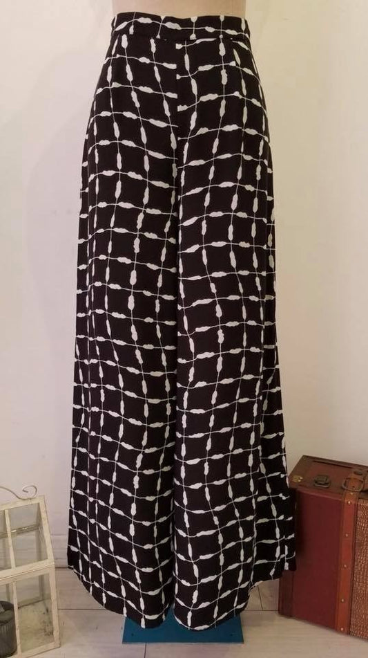 By Moon Black & White Pants