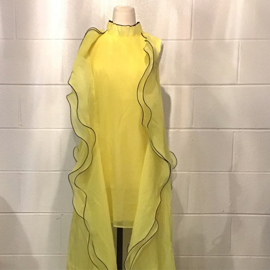 Ruffle Yellow Dress