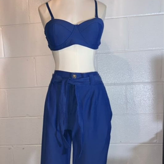 Bralette Pants Set Settle Down
