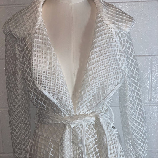 Fishnet Trench Coat