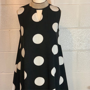 Black Polka Dot Gracia Dress