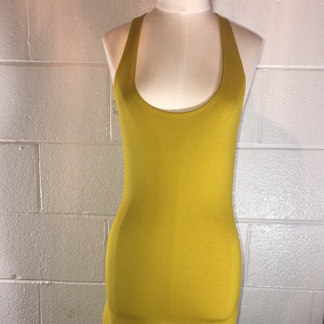 open lace back dress Yellow Ribbed Sweetheart Knit Bodycon Mini Dress main image 0