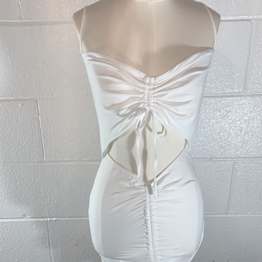 White Tied Dress