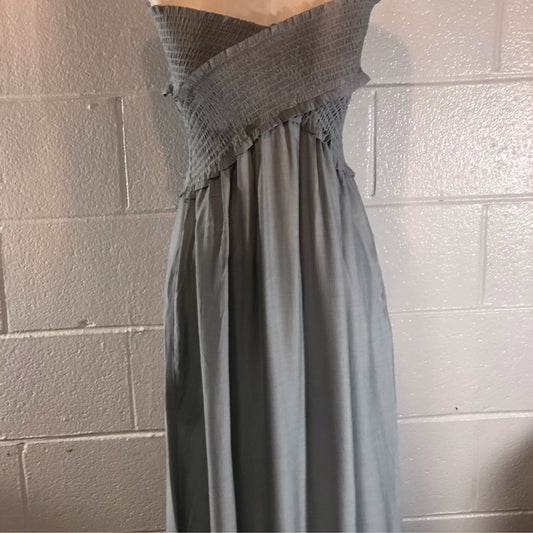 Flawless Long Off The Shoulder Dress W/ Pockets
