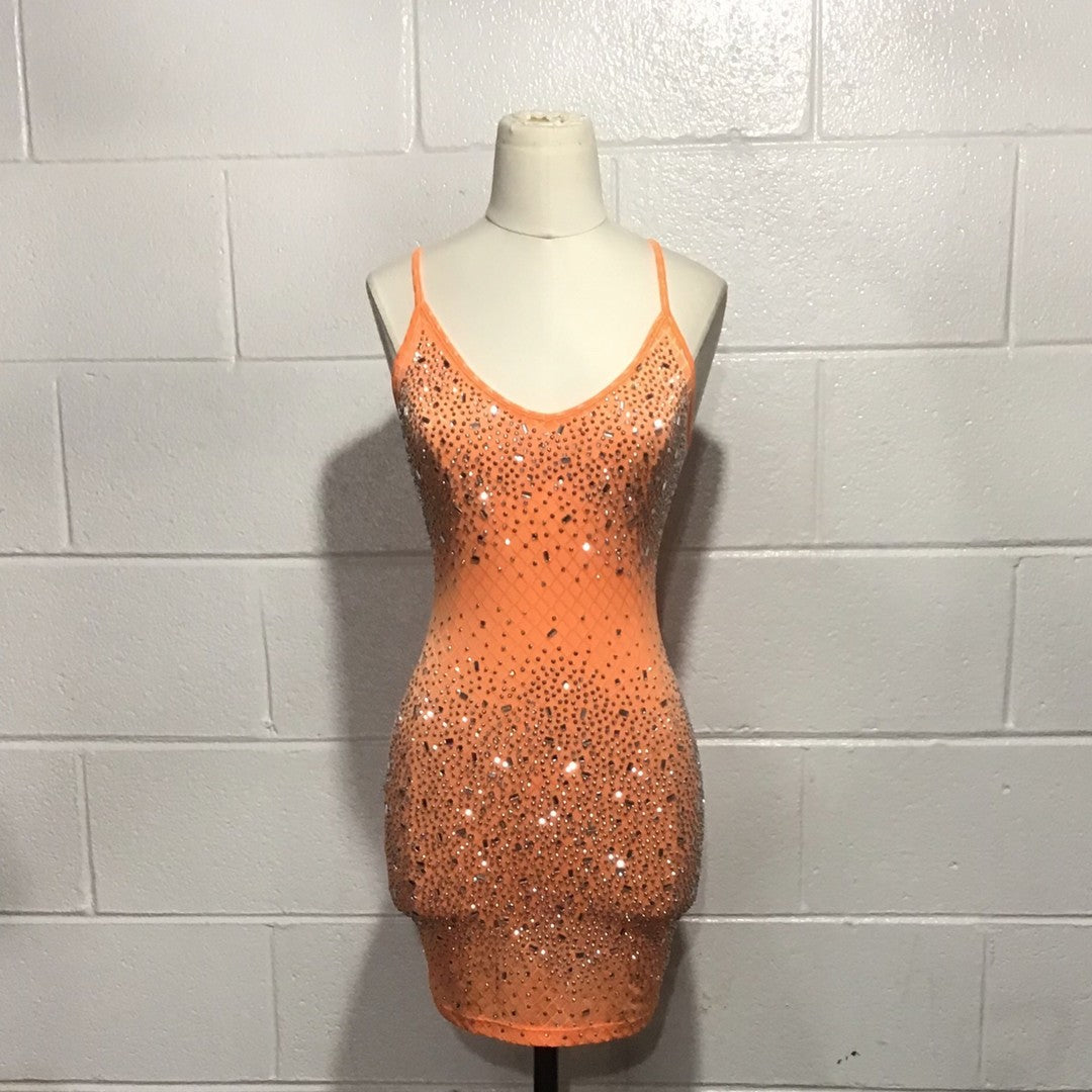 Orange Long Dress