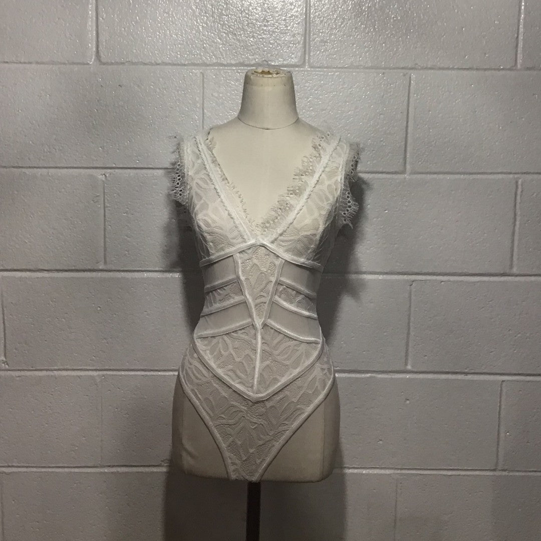 White Lace Bodysuit