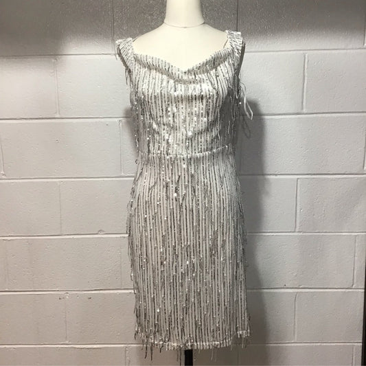Silver And White Banjul Dress