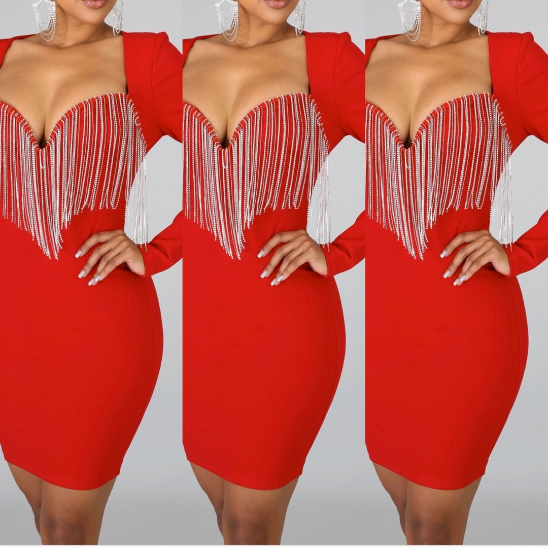 Body Fit Red W/ Sequence
