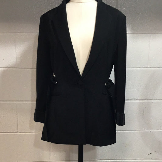 Single Black Button Jacket