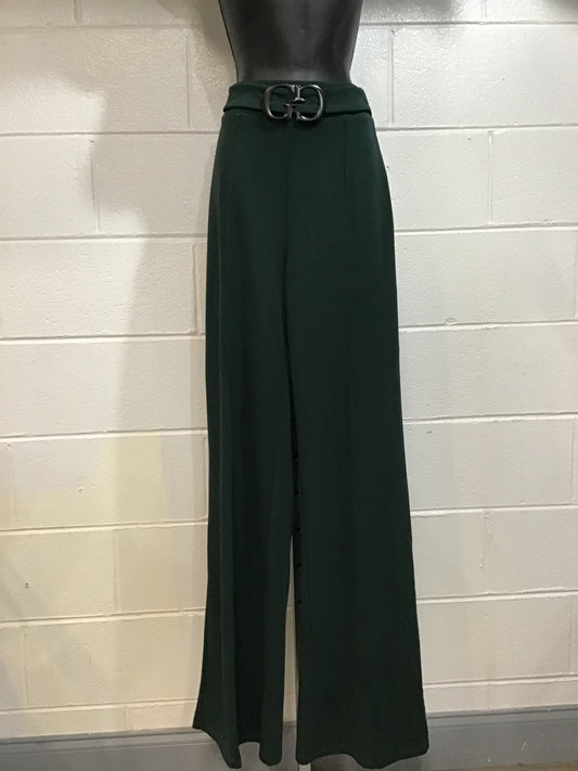 Green Flare Pants
