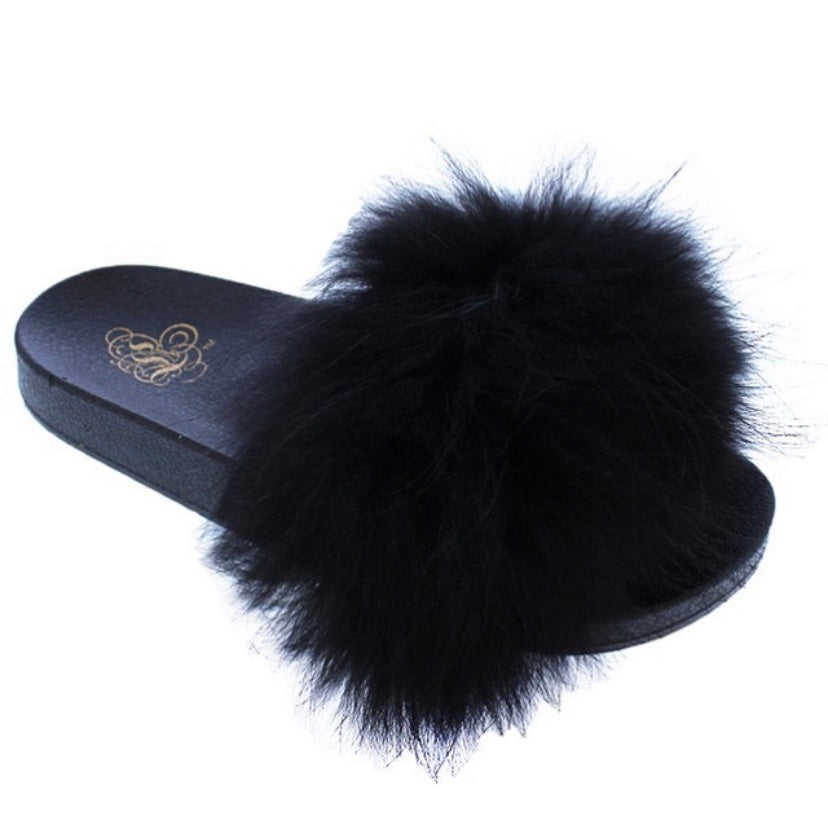 Black Fur Slides