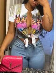 Lady Strange Graphic Top