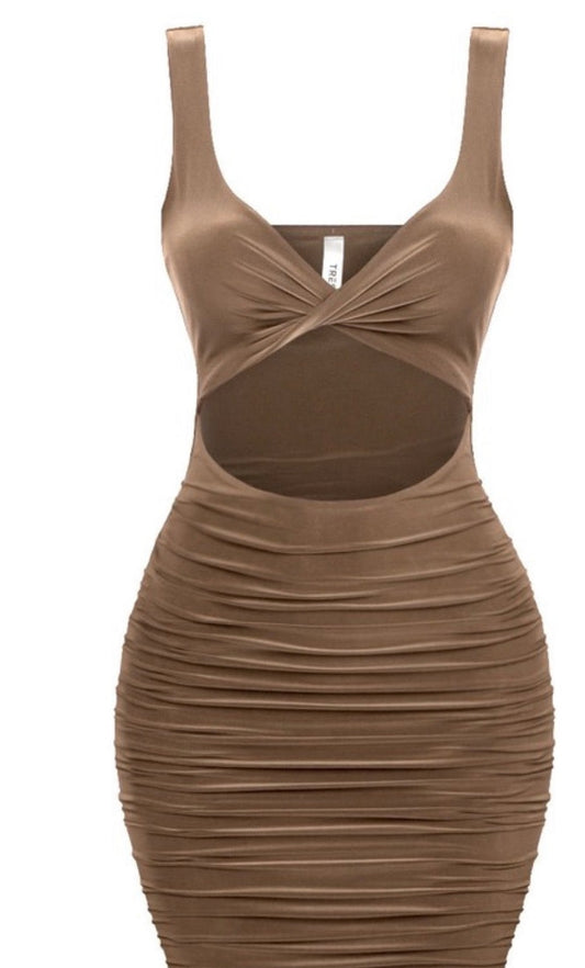 You Got Me Twisted Dress