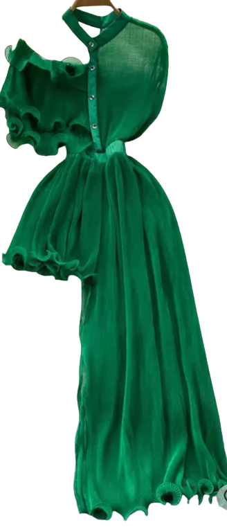 Witty Little Pleated 2 piece Set