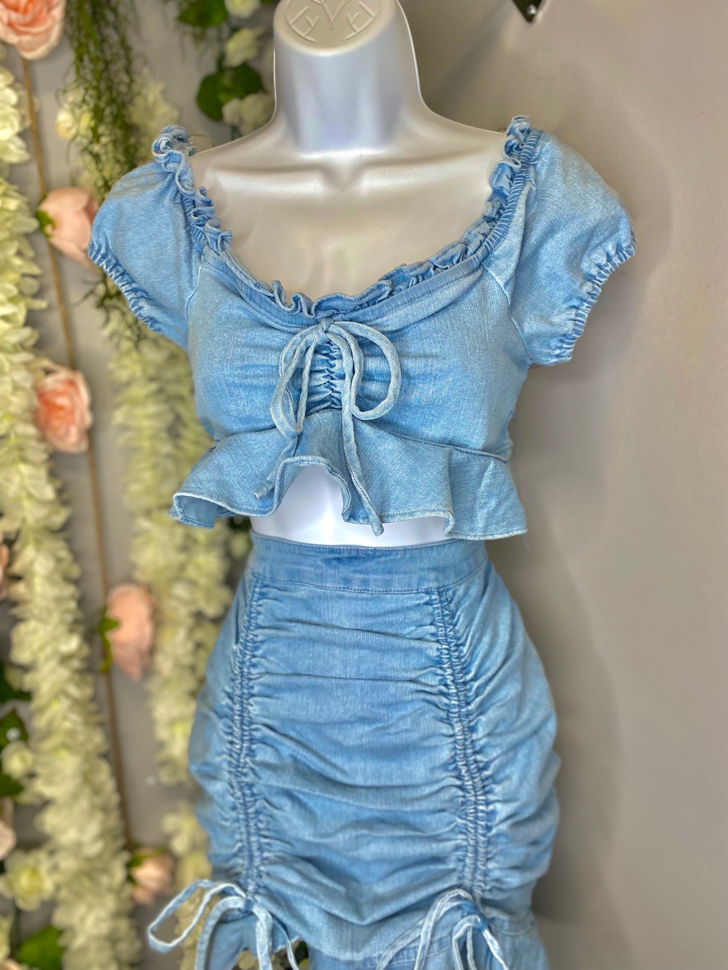 Vivid Denim 2PC Set
