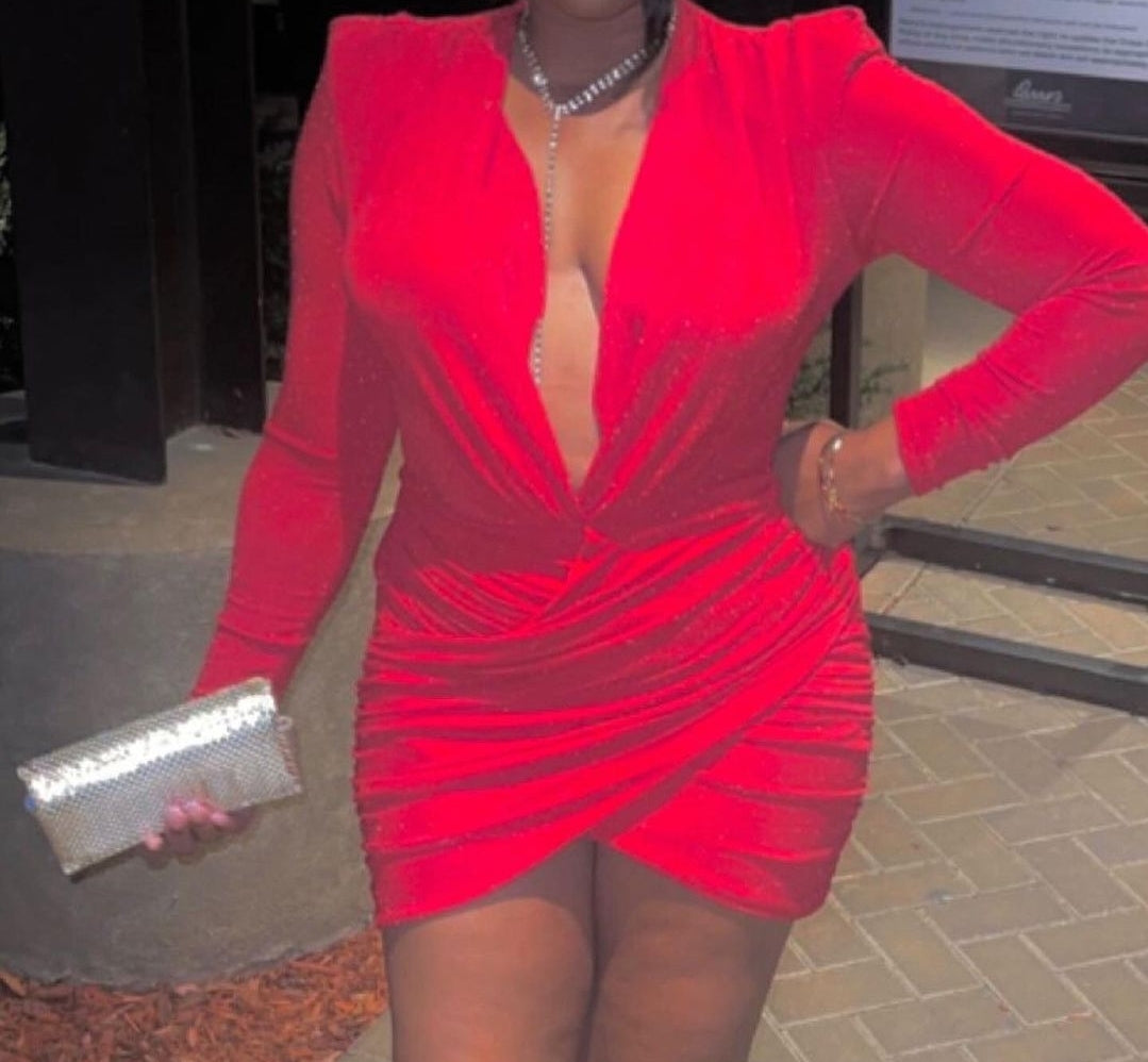 Flaming Shimmer Dress