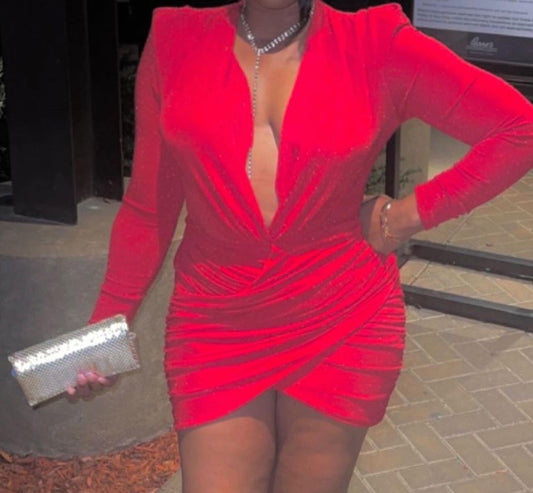 Flaming Shimmer Dress