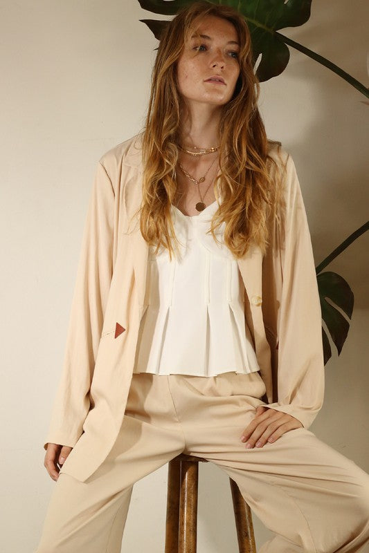 BLAZER WITH LONG PANTS SET