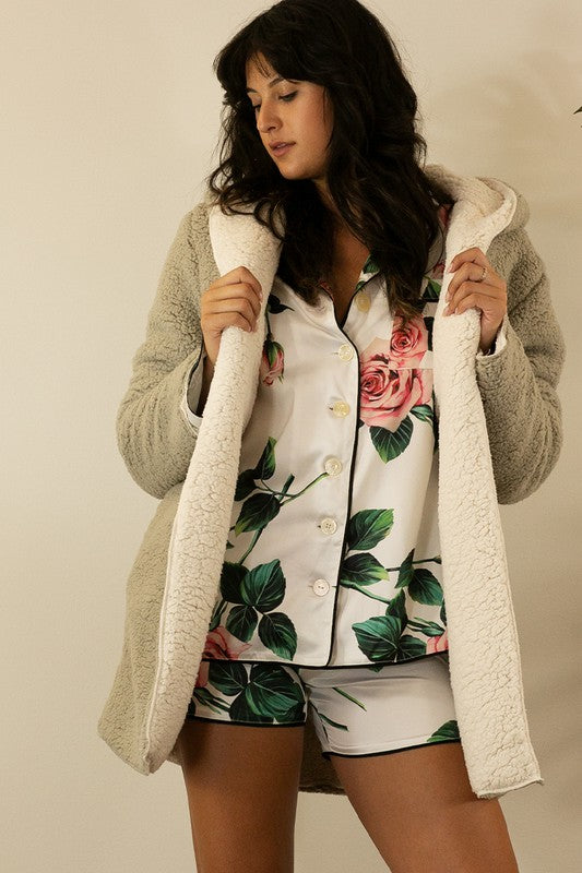 BEAR HOODIE COAT