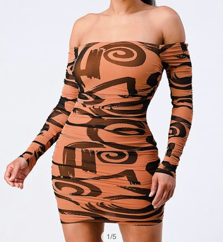 Off the shoulder dress