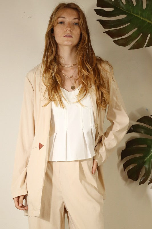 BLAZER WITH LONG PANTS SET