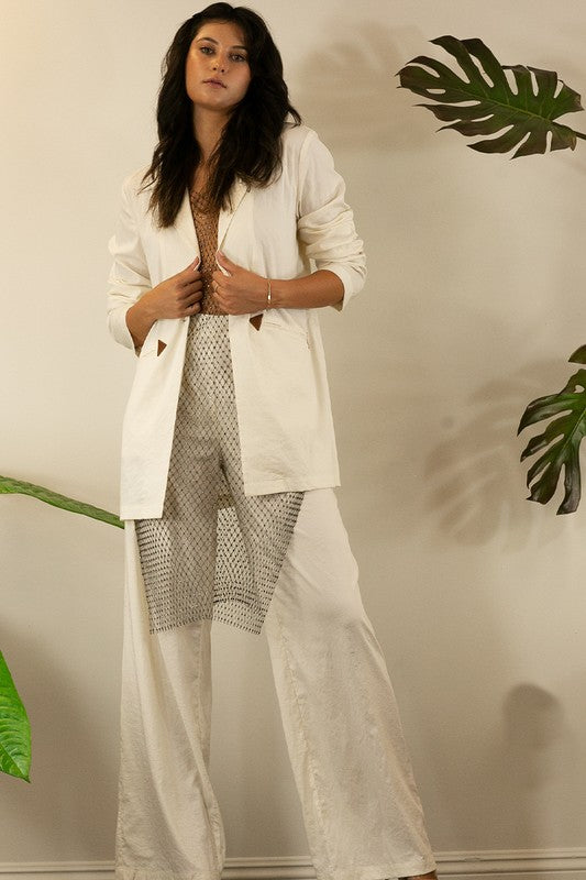 BLAZER WITH LONG PANTS SET