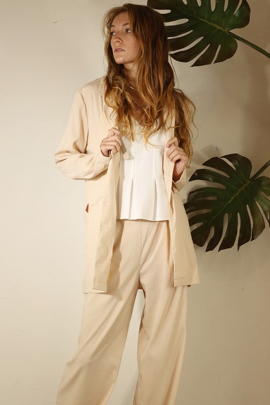BLAZER WITH LONG PANTS SET