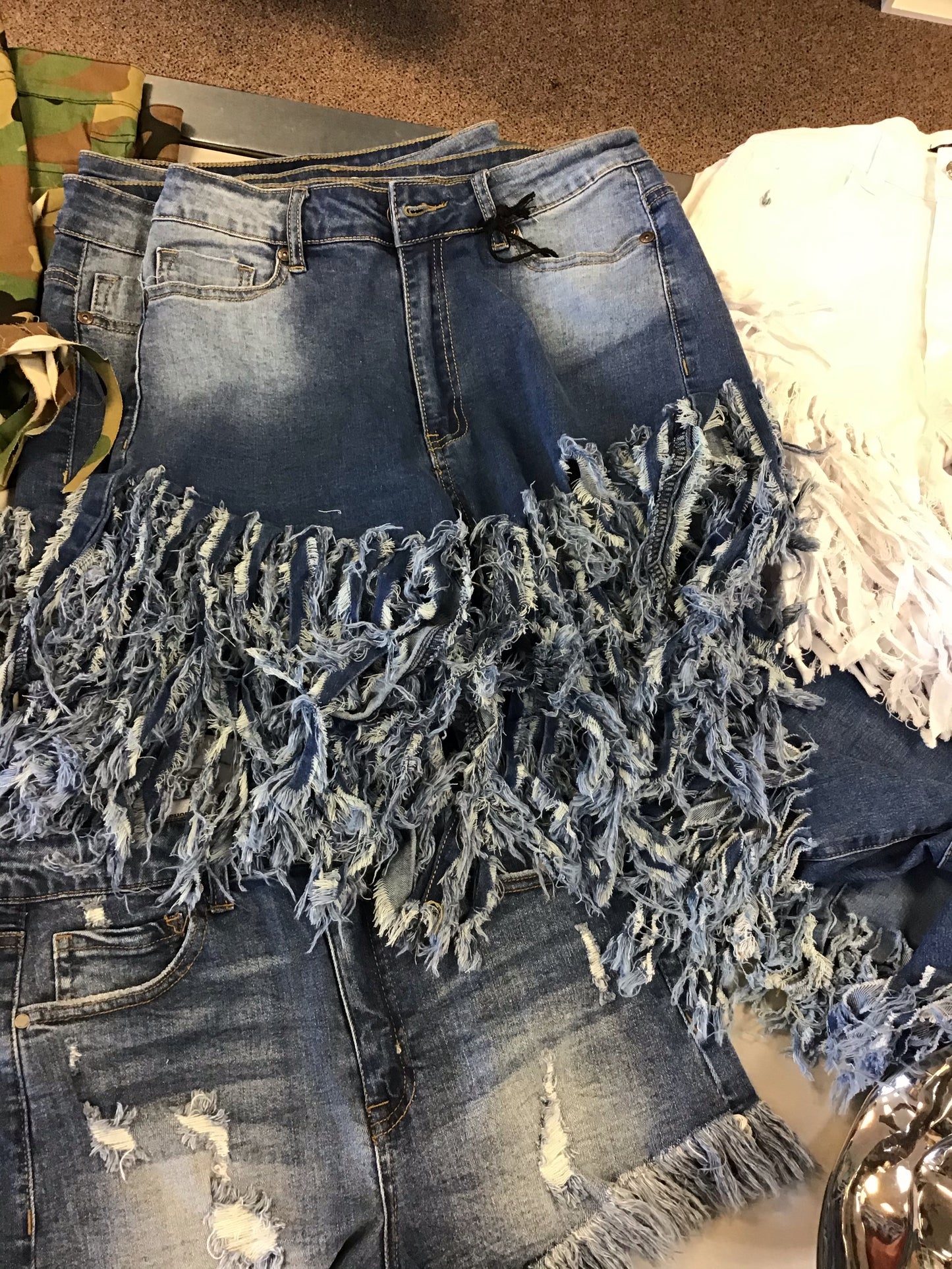 Denim Daisy Duke Shorts