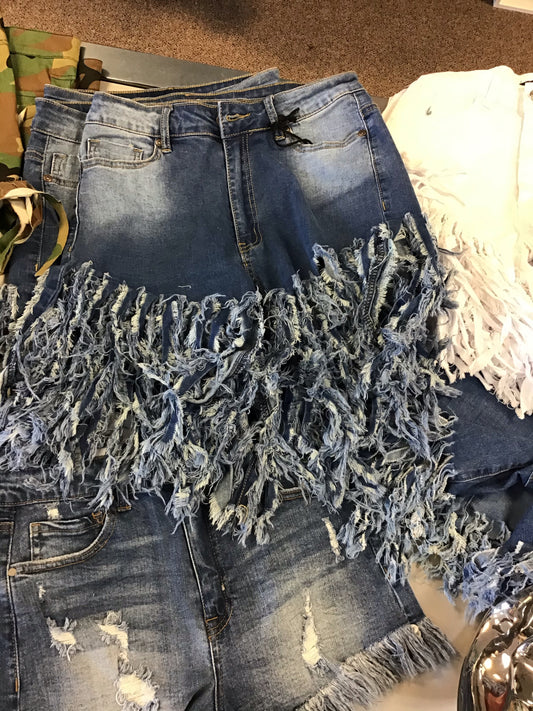 Denim Daisy Duke Shorts