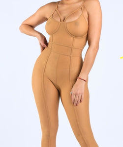 Babe Jumpsuit Beige