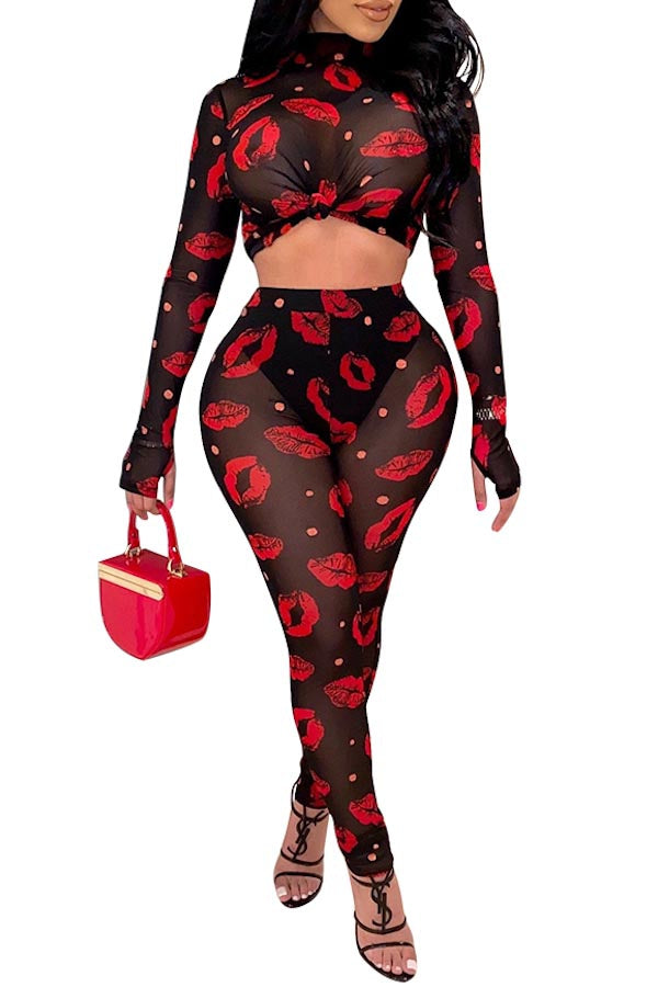 Kiss Me Two-Piece Set
