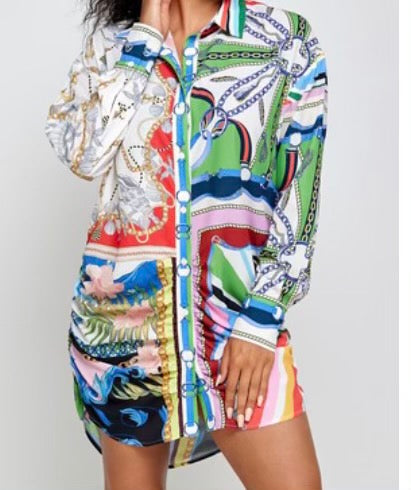 Drunken Nights T-Shirt Dress