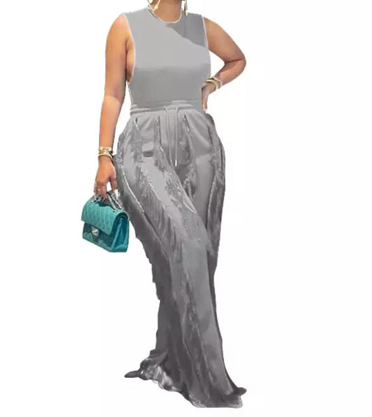 Tassel Pants Set
