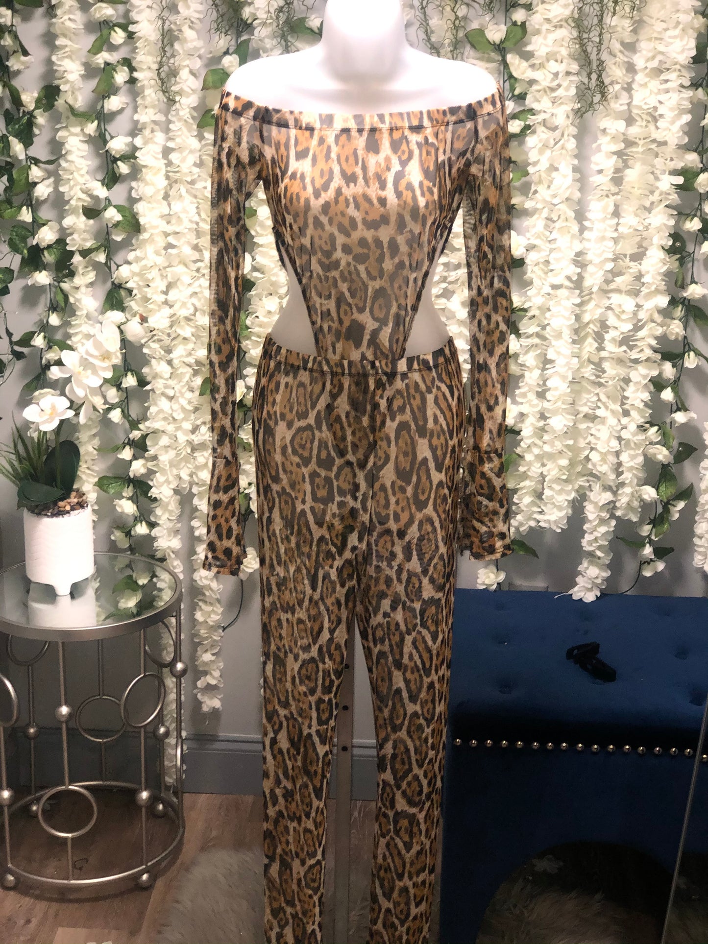 Maria Moreno Two Piece Leopard Print