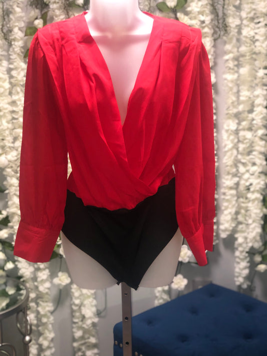 Cien Bodysuit Red