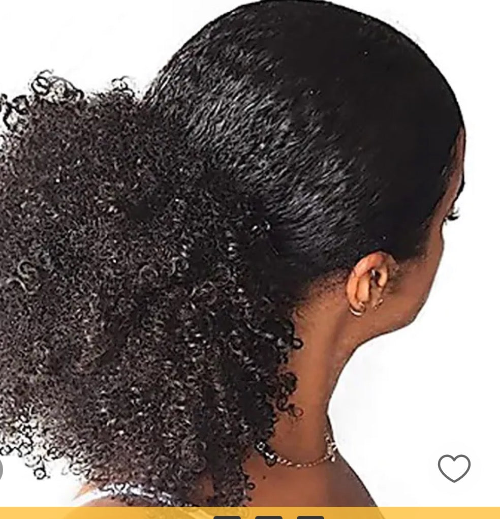Afro Kinky Curly Ponytail