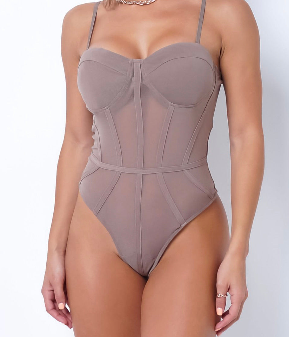 Ribbed Bodysuit