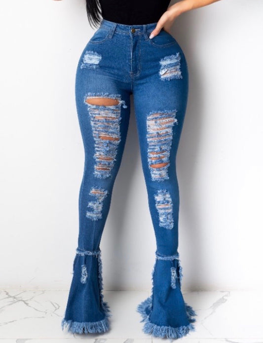 So Ripped Out Jean